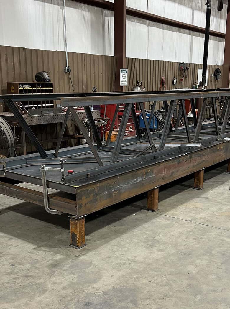 Custom conveyor welding